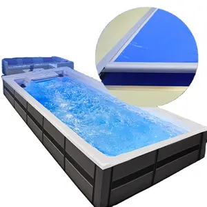 Couverture de sécurité complète, bâche de protection en PVC, résistante, pour couverture des piscines aquatiques, hiver