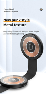 Từ Sạc Không Dây Xách Tay 15W Nhanh Chóng Sạc 3 Trong Cho Điện Thoại Không Dây Sạc Trạm - Product Image 3