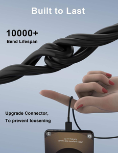 Cable de Carga USB <span class=keywords><strong>C</strong></span> OEM de 1M 20W, Tipo <span class=keywords><strong>C</strong></span> a Tipo <span class=keywords><strong>C</strong></span> para Samsung S1 S2 S3, Cargador Rápido, Cables de Datos Inteligentes para Carga de Teléfono - Product Image 4