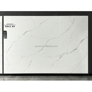 120x240 calacatta שיש לבן אבן פורצלן גס פורצלן גס ריצוף חיצוני & לוח לוחות אבן sintered