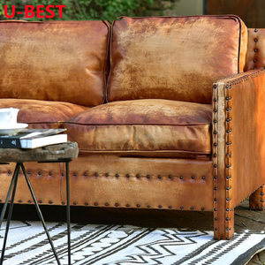 U-BEST Canapé 3 places de style nordique pour appartement, chambre, café, bar, détente, canapé, divan, meubles pour salon, maison, mobilier - Product Image 4