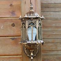 Applique murale extérieure LED rétro en aluminium E27, étanche IP65, pour jardin, porche, cour, style nordique vintage