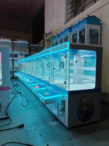 メーカー直販 ミニ デスクトップ クレーンゲーム 筐体 自動販売機 コイン式 玩具 1年保証 英語対応 金属製 - Product Image 4