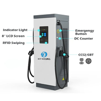 Estación de Carga Inteligente para Vehículos Eléctricos de 80 kW, 120 kW, 180 kW, Cargador Rápido de Corriente Continua con Certificación CE y TUV para Soluciones de Carga de Flotas