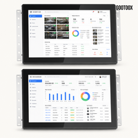 Sistema de Control de Riego Android Todo en Uno de 7/10.1/15.6/21.5 Pulgadas con Montaje Empotrado, RK3562 RK3568, Automatización Inteligente para Edificios