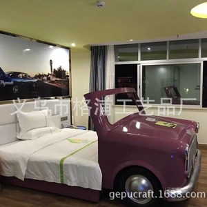 Table de canapé de voiture personnalisée, comptoir de bar, mobilier de salon créatif, ensemble de salle à manger convertible en plastique, design moderne - Product Image 4