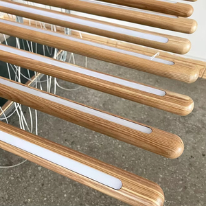 Plafonnier LED Moderne en <span class=keywords><strong>Bois</strong></span> Design Intérieur de Maison Luminaires Suspendus Frêne Hêtre Chêne Noir <span class=keywords><strong>Bois</strong></span> de Noyer Certifié CE SAA RCM - Product Image 5