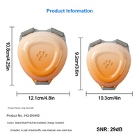 Protège-oreilles anti-bruit OEM personnalisés pour chiens, 29 dB SNR, avec mousse à mémoire de forme de qualité médicale, sangle réglable, pour feux d'artifice et grondements, apaisants