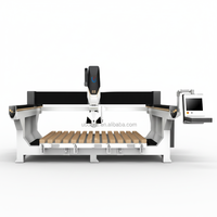 Máquina de Corte de Piedra CNC de 5 Ejes a Precio Competitivo, Máquina de Fresado de Granito y Mármol para Cuarzo y Granito