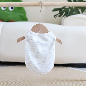 Chaleco a Rayas para Perros, 100% Algodón Puro, Ropa Cálida para Cachorros de Otoño/Invierno, para Perros Havanese, Venta al Por Mayor - Product Image 2