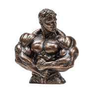 Shunxu grec buste Style résine musculation Statue Muscle homme Physique mâle Bodybuilder victoire trophée prix