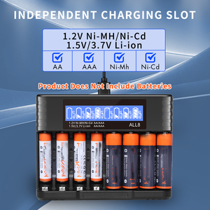 ALL8-G Doublepow UK83 USB LED 지능형 급속 충전기 1.2V <span class=keywords><strong>AA</strong></span>/AAA Ni-MH/Ni-CD 충전식 전화 배터리 - Product Image 6