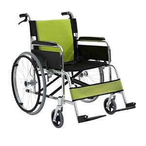 KJT106 Aluminum Alloy Wheelchair Lightweight Foldable Manual For Elderly With Commode Support Easy To <b>Push</b> - Product Image 2