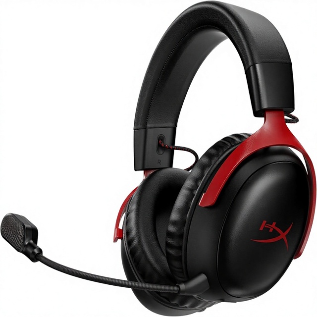 HyperX Cloud III Wireless Over-Ear Gaming Headset for PC/PS5/PS4 120-hour Battery 2.4GHz Wireless DTS Spatial Audio 53mm