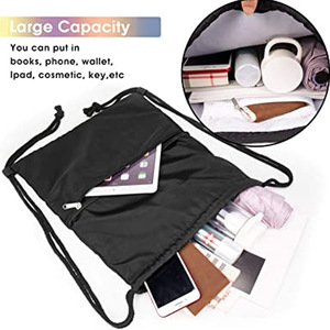 Custom logo Waterproof Sports Gym Beach Travel Camping Workout Gear Storage Cinch <b>Drawstring</b> <b>Backpack</b> Bag - Product Image 4