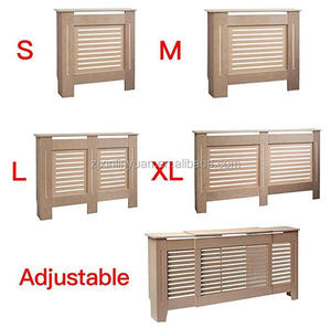 Vente en gros tailles personnalisables couvercle <span class=keywords><strong>de</strong></span> <span class=keywords><strong>radiateur</strong></span> moderne MDF peint grille à lattes étagère supérieure bois moyen - Product Image 6