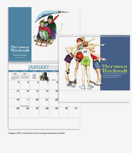 Calendarios Espirales Personalizados 2027, Diseño Americano Vintage, Logotipo Personalizado, Regalo Promocional al por Mayor - Product Image 3