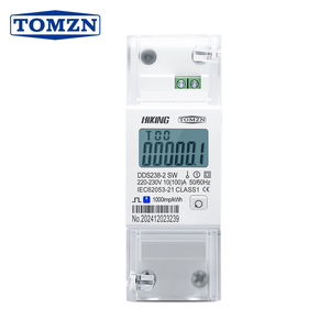 Medidor <span class=keywords><strong>de</strong></span> Energía Monofásico TOMZN 100A 65A AC220V-230V 50/60Hz, Monitor Bidireccional <span class=keywords><strong>de</strong></span> Energía Activa y Reactiva, Medidor <span class=keywords><strong>de</strong></span> kWh y Vatios - Product Image 1