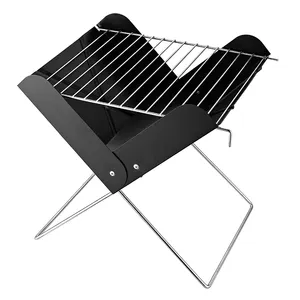 Groothandel Goedkope Rvs Camping Bbq Grill Outdoor Opvouwbare Draagbare Bbq Berbacue Grill