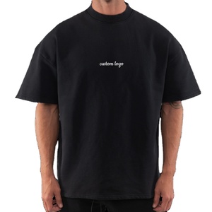 Fabricantes Heavyweight Plain Heavy 100% algodón personalizable camiseta de gran tamaño Drop Shoulder Design T Shirt Custom Printing <span class=keywords><strong>Me</strong></span> - Product Image 1