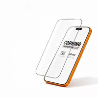 Protection d'écran en verre trempé HD anti-espion à bords fins électroplaqués pour iPhone 17 Pro Max, compatible avec iPhone 16, 15, 14, 13 HD