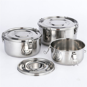 Runde Benito Brotdose Edelstahl Bento Adult Tiffin Carrier Große Brotdose aus Stahl zur Aufbewahrung von Lebensmitteln für Erwachsene oder Kinder - Product Image 6