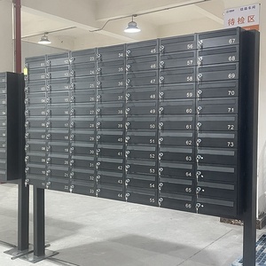 Multi-Unit Cluster Mailboxes Weatherproof Floor Mount Commercial Mailboxes Locker for Apartment Buildings - Product Image 1
