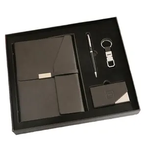 2023 regalo promozionale ufficio regali speciali di alta qualità Logo personalizzato unico semplice A5 Business Journal Notebook Gift Set