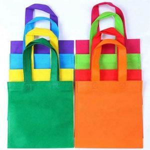 Bolsa de Compras Ecológica Promocional Personalizada de Color Puro, No Tejida, con Logotipo Impreso, en Oferta - Product Image 1