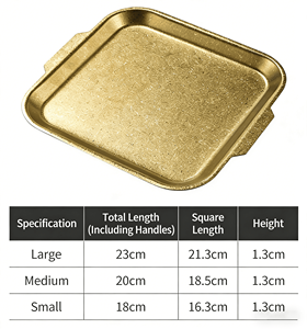 Bandeja de horno cuadrada de acero inoxidable antiadherente para galletas, pescado y platos al vapor - Placa de metal pulido para asar, 50 unidades, duradera - Product Image 2
