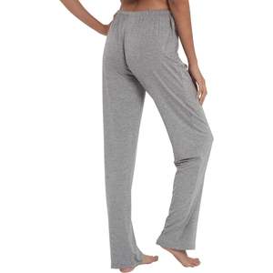 Pantalon de pyjama personnalisé pour femme en viscose de bambou, léger et confortable, avec cordon de serrage - Product Image 4