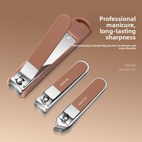 Ensemble de coupe-ongles anti-éclaboussures en acier inoxydable, 8 pièces, avec étui de rangement, fonctionnement manuel, pour femmes et hommes