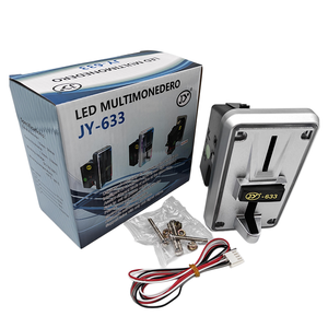 JY-633 Selector de Monedas LED Luminoso Anti-Fraude, Identifica 6 Monedas de Diferentes Valores para Juegos Operados con Monedas - Product Image 1