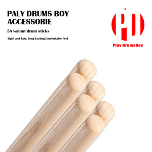 Bacchette per Batteria Professionali in <span class=keywords><strong>Noce</strong></span> PD Personalizzabili e Durevoli per Batterie Acustiche ed Elettroniche Premium Artigianali Misura 5A con Borsa - Product Image 4