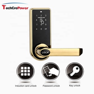 Bán Nóng Màn Hình Cảm Ứng Acrylic Mật Khẩu Thông Minh Cảm Ứng Thẻ RFID Khóa Cửa Nhà Khóa Điện Tử Kỹ Thuật Số - Product Image 1