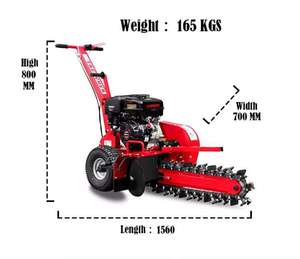 Offre <span class=keywords><strong>spéciale</strong></span> de Noël, machine à tranchées homologuée CE, 15 CV, mini-trancheuse à chaîne, super durable, mini-trancheuse à chenilles - Product Image 5