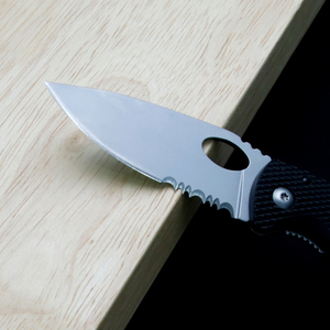 Cuchillo de Bolsillo Plegable HL con Logotipo Personalizado, Recubrimiento Negro, Hoja Plegable de Acero de Alta Resistencia, Cuchillos Plegables de Rescate, Supervivencia y Camping - Product Image 3