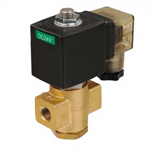 Válvula Solenoide <span class=keywords><strong>Biestable</strong></span> de Estructura Compacta de Latón y Aluminio Directa de Fábrica, Válvula Solenoide de Bobina Auto-sostenible para Aire y Agua - Product Image 4