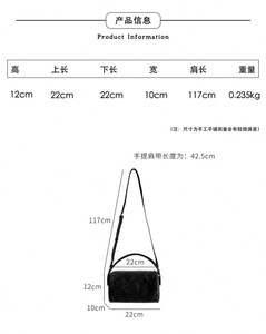 手提袋小2025秋冬新款麂皮枕头包女式斜挎包简约多功能手提包 - Product Image 6