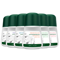 Roll-on déodorant pour hommes marque privée fabricants en vrac oem vente en gros sans aluminium naturel organique mini déodorant roll-on