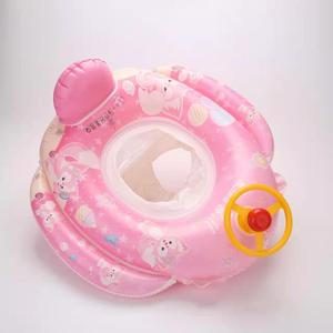 ห่วงยางว่ายน้ำรูปนางเงือกสำหรับเด็ก 0-8 ปี แบบหนาพิเศษ ป้องกันการพลิกคว่ำ พร้อมที่จับแบบพวงมาลัย - Product Image 2