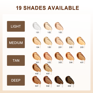 定制标志化妆品化妆素食私人标签高清持久全覆盖哑光粉底 - Product Image 3