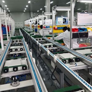 Industrial OEM Factory Automation Adjustable Speed Rubber Belt Chain Conveyor Assembly Lines Customizable Dimensions 110-415V - Product Image 2