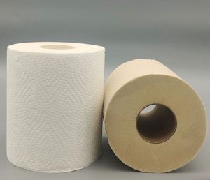 Papel Higiénico de Pulpa de Bambú Virgen, Suave y Ecológico, Papel Facial de Bambú Marrón y Blanco en Rollo - Product Image 2