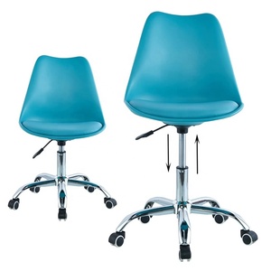 <span class=keywords><strong>Silla</strong></span> de Oficina Moderna con Altura Ajustable, <span class=keywords><strong>Silla</strong></span> Giratoria de Plástico para <span class=keywords><strong>Escritorio</strong></span>, para Hogar, Apartamento u Oficina - Product Image 1