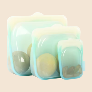 Custom Wholesale Transparent Freezer Safe Leakproof Eco Friendly Reusable Silicone Waterproof Food Storage <b>Bags</b> - Product Image 1