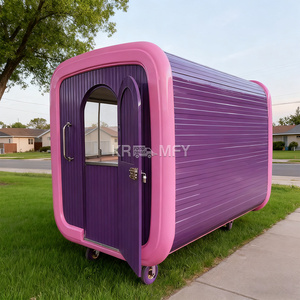 <b>Caravan</b> Outdoor Fast Kiosk Bubble Tea Truck Multifunction Hot Dog Vans Trucks Mobile Food Trailer - Product Image 1