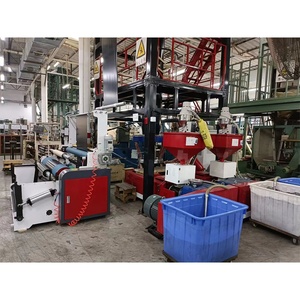 Machine de soufflage de film PE à 2 couches ABA à haute vitesse Hongtong, 2 vis, pour sacs shopping LDPE HDPE LLDPE et sacs D-bag - Product Image 5