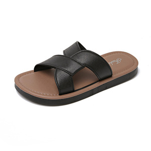 Balakon Zapatos de mujer con punta abierta de PU, impermeables, para todas las estaciones, antideslizantes, sin cordones, planos, informales, para exteriores, color blanco EVERGREEN - Product Image 5