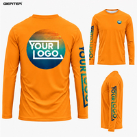 Chemise de pêche personnalisée pour hommes, manches longues, protection solaire UPF 50+, respirante, séchage rapide, vêtements de pêche, chemises de travail, fabrication OEM